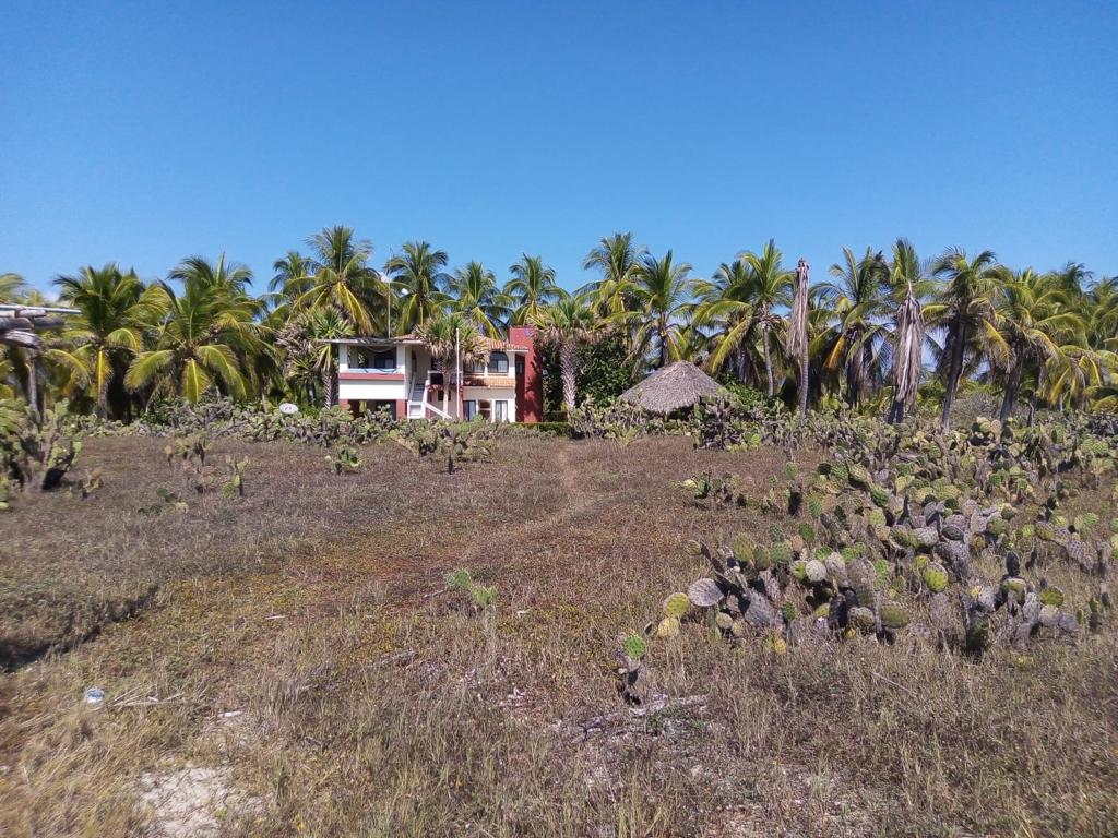 vista de la casa desde la playa