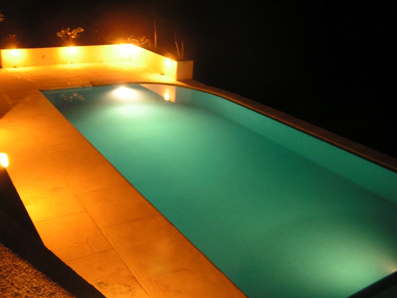 Pool at night