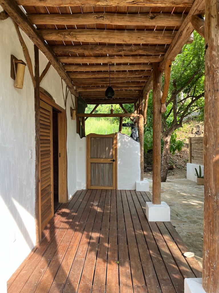 wooden hallway