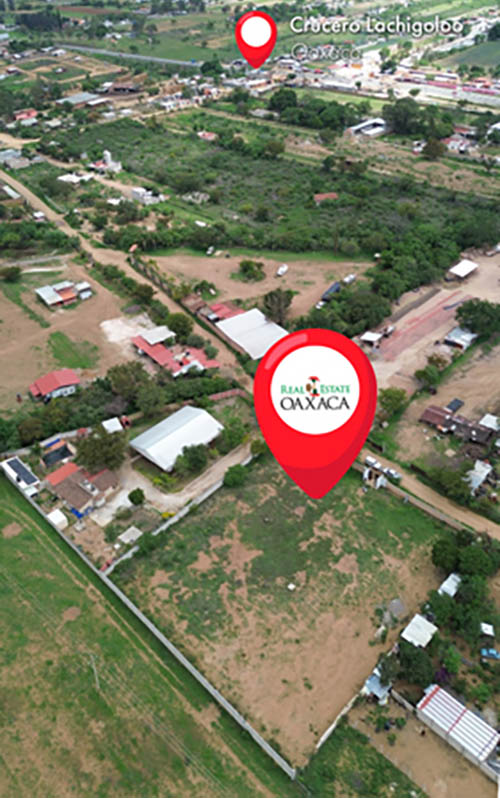 land for sale lot in san francisco lachigolo oaxaca aerial view