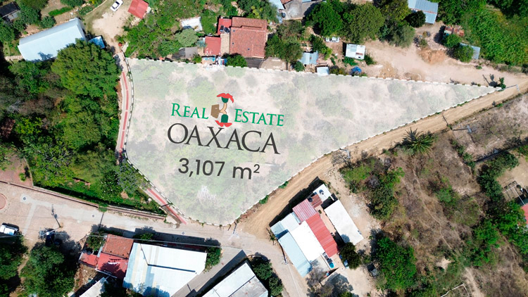 arial view showing 3107 m2 land in San Augustin Etla