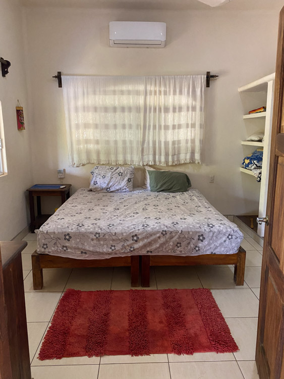 bedroom with bed