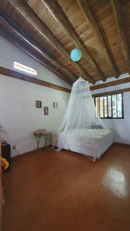 6	Bedroom in adobe house