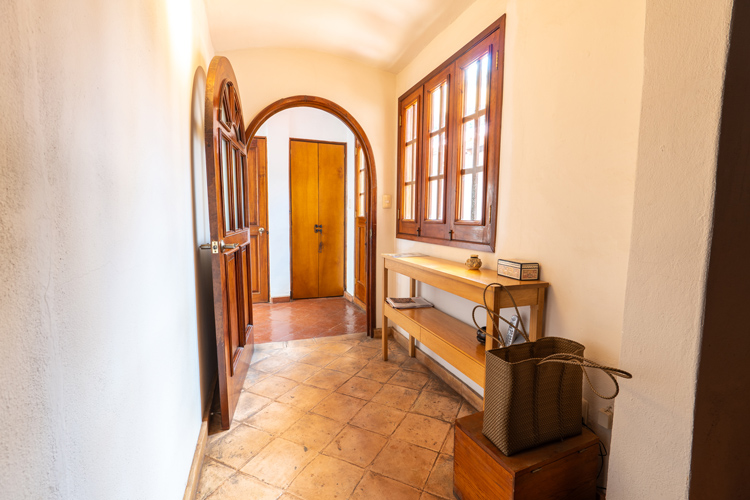 wooden doorway with good natural light