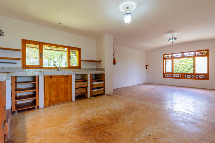 kitchen with wood