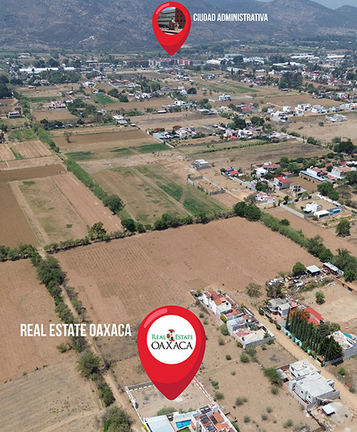 land for sale terreno en venta tlalixtac oaxaca aerial view