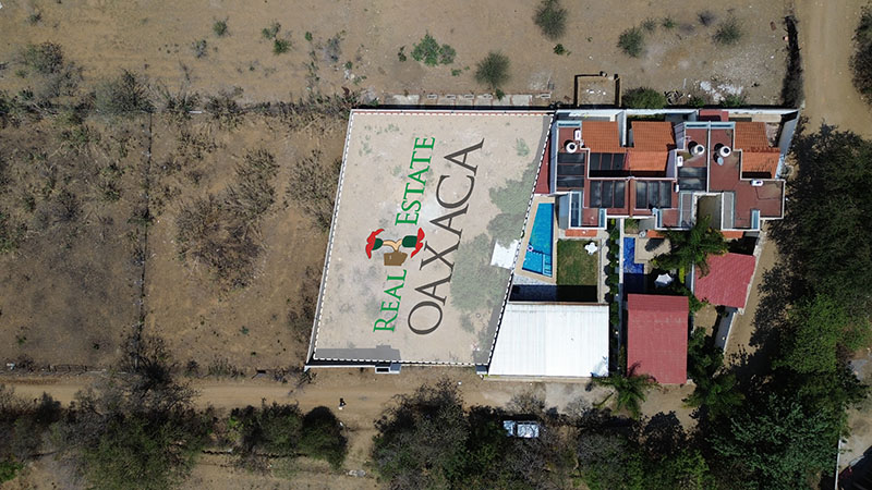 Land for sale in Tlalixtac terreno en venta aerial view