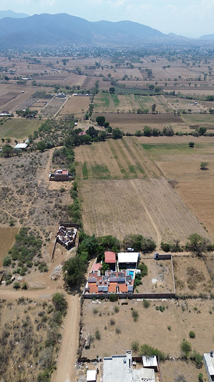 arial view showing 722 m2 land in Tlalixtac real estate